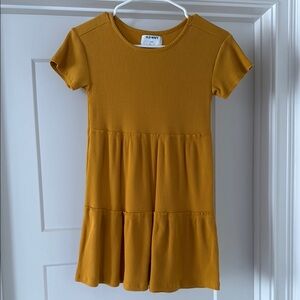 Old Navy Yellow Tiered Ruffled Sundress Casual